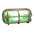 Green Industrial Wall Light