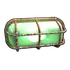 Green Industrial Wall Light