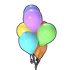 Clump of Latex Balloons