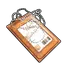 Orange ID Tag