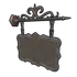 Two Sided Ornate Hanging Sign