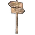 Double Sign Post